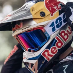 100% Armega Goggle Genesis / HiPER Mirror Blue Red Lens -UFO Shop 100 armega goggle hiper genisis rider jpg