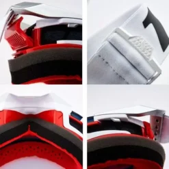 100% Armega Goggle Royal Essential / Mirror Blue Lens -UFO Shop 100 percent armega mx goggle detail 3 1 1 jpg