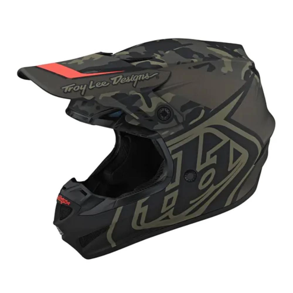 Troy Lee Designs GP Overload Camo Army Green Grey Motocross Helmet 2 Troy Lee Designs GP Overload Camo Army Green Grey Motocross Helmet - Image 2