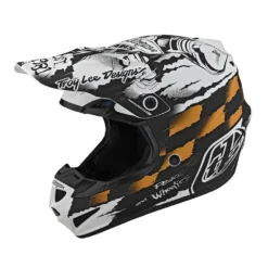 Troy Lee Designs SE4 Polyacrylite Strike White Black Motocross Helmet -UFO Shop 10925001 01 4