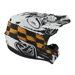 Troy Lee Designs SE4 Polyacrylite Strike White Black Motocross Helmet -UFO Shop 10925001 05 jpg