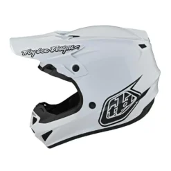 Troy Lee Designs SE4 Polyacrylite Mono White Motocross Helmet -UFO Shop 10949000 02 jpg