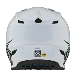 Troy Lee Designs SE4 Polyacrylite Mono White Motocross Helmet -UFO Shop 10949000 04 jpg