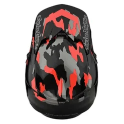 Troy Lee Designs GP Overload Camo Black Rocket Red Replacement Peak