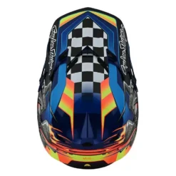 Troy Lee Designs SE4 Carb Blue Replacement Peak