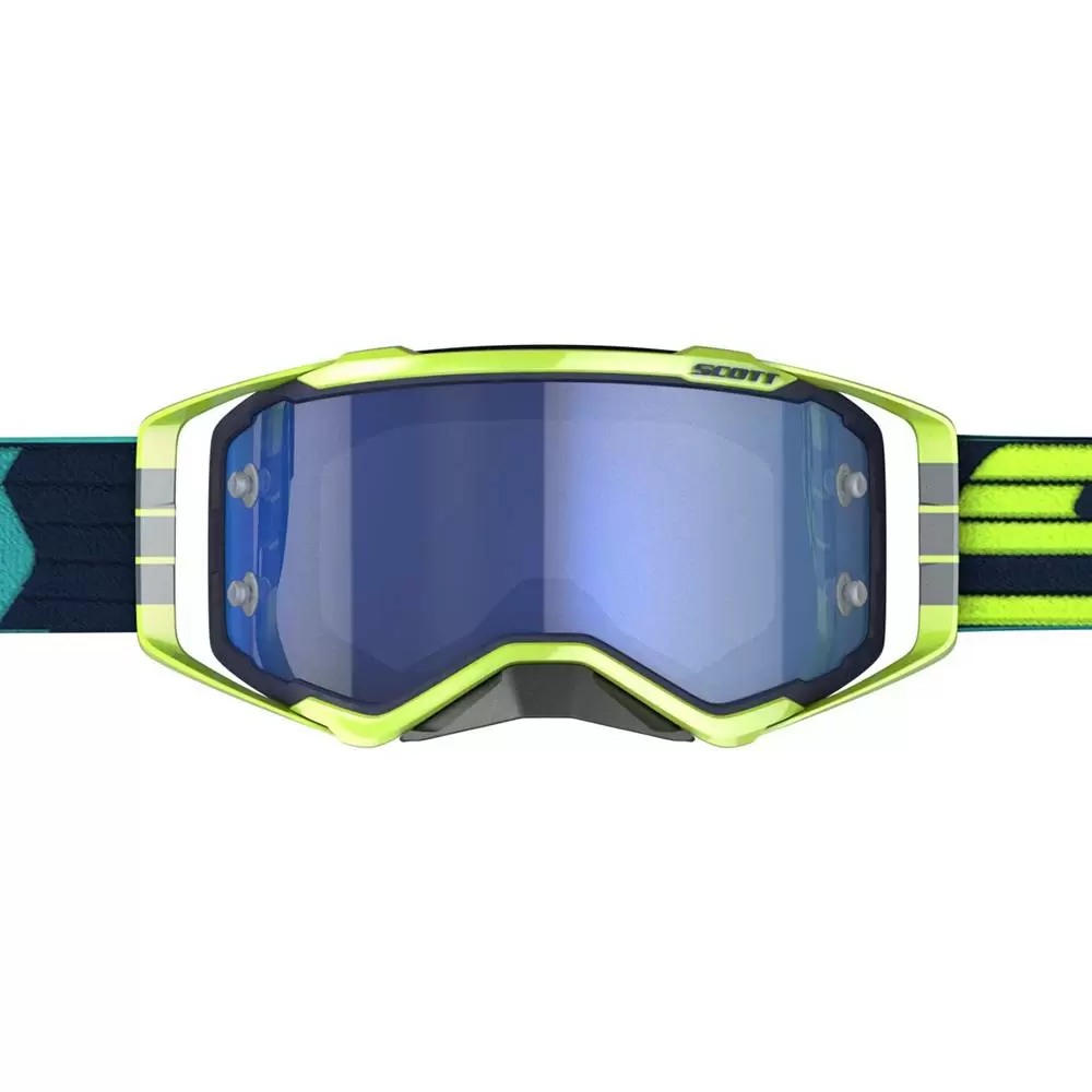 Scott Prospect Blue Yellow Electric Blue Chrome Lens Motocross Goggles 2 Scott Prospect Blue Yellow Electric Blue Chrome Lens Motocross Goggles - Image 2