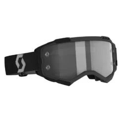 Scott Fury Black Grey Light Sensitive Grey Lens Motocross Goggles