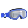 Scott Primal Blue Clear Lens Motocross Goggles