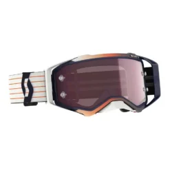 Scott Prospect Amplifier Blue White Rose Lens Motocross Goggles