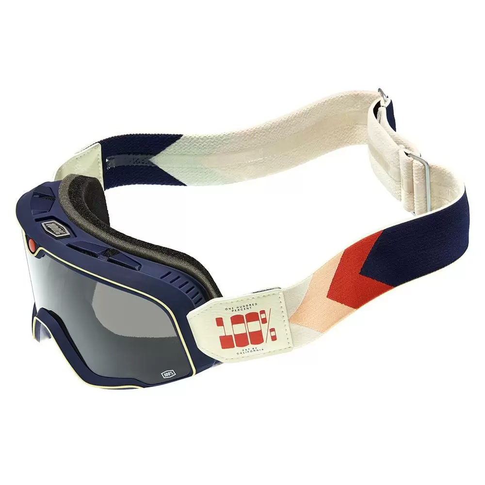 100% Barstow Teluride Smoke Lens Motocross Goggles 2 100% Barstow Teluride Smoke Lens Motocross Goggles - Image 2