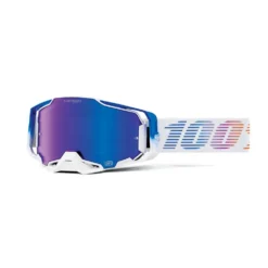100% Armega Neo Hiper Blue Mirror Lens Goggles
