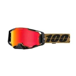 100% Armega Glory Hiper Red Mirror Lens Goggles