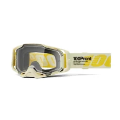100% Armega Barely Clear Lens Goggles