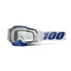 100% Armega Blue Clear Lens Goggles