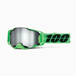 100% Armega Anza 2 Silver Mirror Lens Goggles
