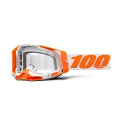 100% Racecraft 2 Orange Clear Lens Goggles