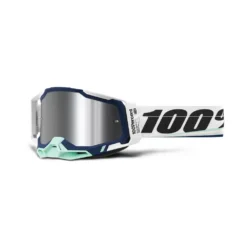 100% Racecraft 2 Arsham Flash Silver Mirror Lens Goggles