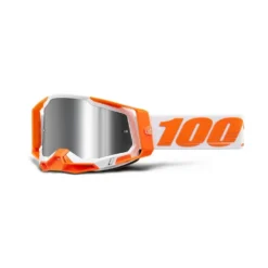 100% Racecraft 2 Orange Flash Silver Mirror Lens Goggles -UFO Shop 50010 00013 01 jpg