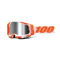 100% Racecraft 2 Orange Flash Silver Mirror Lens Goggles -UFO Shop 50010 00013 02 jpg