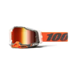 100% Racecraft 2 Schrute Red Mirror Lens Goggles -UFO Shop 50010 00014 01 jpg