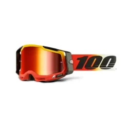 100% Racecraft 2 Goggles Ogusto / Red Mirror Lens -UFO Shop 50010 00024 02 jpg
