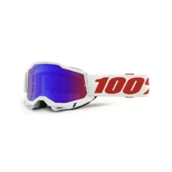 100% Accuri 2 Goggles Pure / Red Blue Mirror Lens