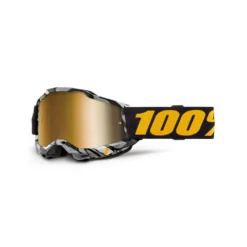 100% Accuri 2 Ambush True Gold Mirror Lens Goggles