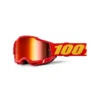 100% Accuri 2 Red Red Mirror Lens Goggles