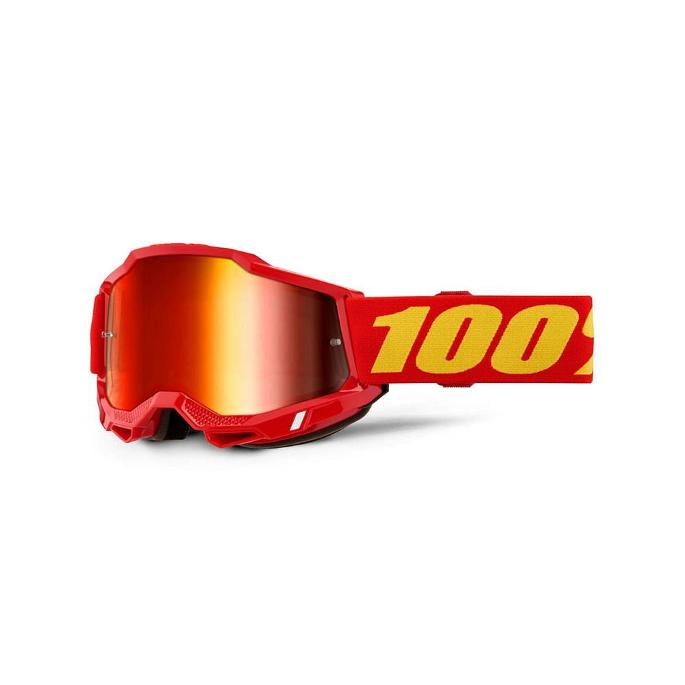 100% Accuri 2 Red Red Mirror Lens Goggles 1 100% Accuri 2 Red Red Mirror Lens Goggles