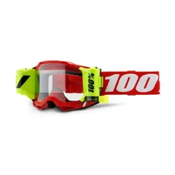 100% Accuri 2 Forecast Goggle Neon Red / Clear Lens