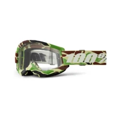 100% Strata 2 War Camo Clear Lens Goggles