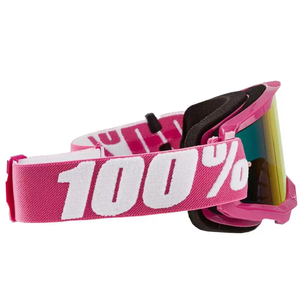 100% Strata 2 Fletcher Red Mirror Lens Goggles 3 100% Strata 2 Fletcher Red Mirror Lens Goggles - Image 3