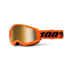100% Strata 2 Neon Orange Gold Mirror Lens Goggles -UFO Shop 50028 00015 2 jpg