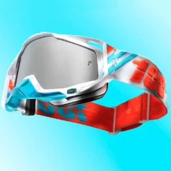 100% Racecraft Goggles Calculus / Silver Mirror Lens -UFO Shop 50110 205 02 advert jpg