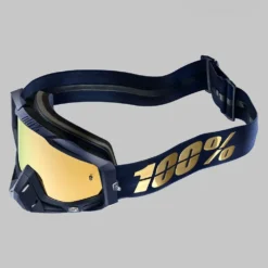 100% Racecraft Goggles Bakken / True Gold Mirror Lens -UFO Shop 50110 332 02 clear jpg