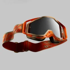 100% Racecraft Goggles Sahara / Silver Mirror Lens -UFO Shop 50110 334 02 clear jpg