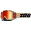 100% Racecraft Goggles Poliet / Red Mirror Lens