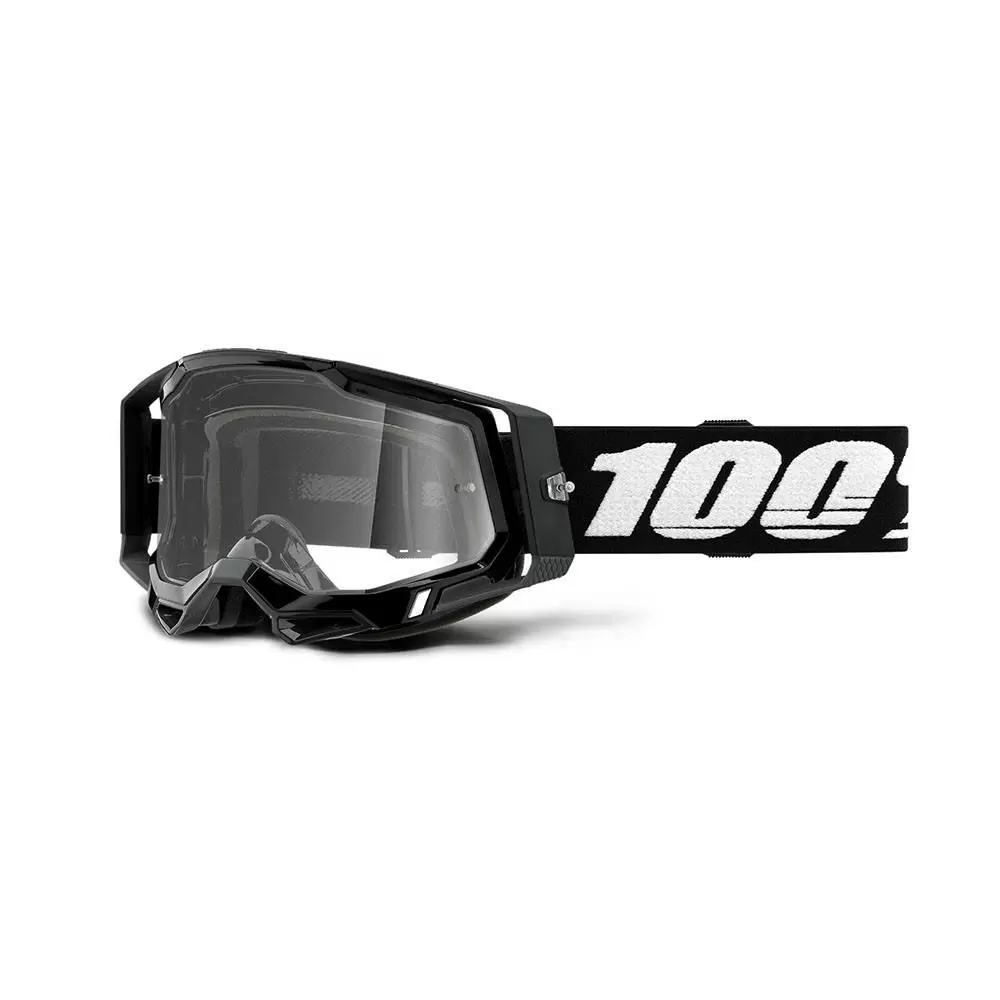 100% Racecraft 2 Black Silver Mirror Lens Goggles 4 100% Racecraft 2 Black Silver Mirror Lens Goggles - Image 4