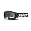 100% Racecraft 2 Black Clear Lens Goggles