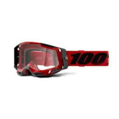 100% Racecraft 2 Goggle Red / Red Mirror Lens -UFO Shop 50121 101 03 1 jpg