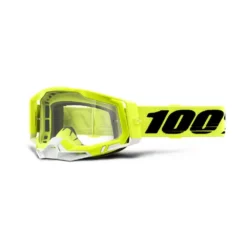 100% Racecraft 2 Yellow Red Mirror Lens Motocross Goggles -UFO Shop 50121 101 04 2 1 jpg