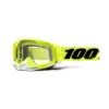 100% Racecraft 2 Yellow Clear Lens Goggles