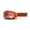 100% Racecraft 2 Kerv Clear Lens Motocross Goggles