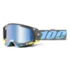 100% Racecraft 2 Trinidad Blue Mirror Lens Goggles