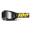 100% Racecraft 2 Arbis Silver Mirror Lens Motocross Goggles