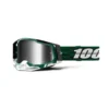 100% Racecraft 2 Milori Silver Mirror Lens Motocross Goggles