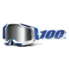 100% Racecraft 2 Isola Flash Silver Mirror Lens Goggles