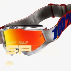 100% Accuri Goggle Minima / Red Mirror Lens -UFO Shop 50210 388 02 02 jpg