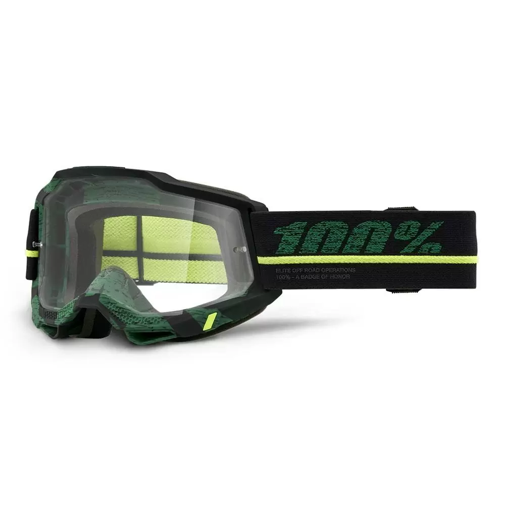 100% Accuri 2 Overlord Clear Lens Motocross Goggles 1 100% Accuri 2 Overlord Clear Lens Motocross Goggles