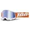 100% Accuri 2 Sevastopol Blue Mirror Lens Motocross Goggles